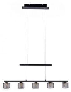 Paul Neuhaus Závěsné LED svítidlo HYDRA, 23W, d. 80 cm, 3000K Barva: Černá
