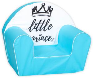Baby Nellys Dětské křesílko LUX Little Prince, modré - -