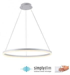 Paul Neuhaus Závěsné LED svítidlo TITUS, 61W, ø 80 cm, 3000K stmívatelné Barva: Bílá
