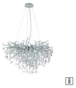 Paul Neuhaus Závěsné svítidlo ICICLE, 10XG9, š. 100 cm Barva: Mosaz