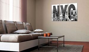 Obraz - New York (černobílý) 60x40