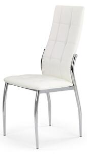 Jídelní židle Belini bílá kovové nohy Loreno