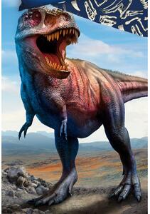 Bavlněné povlečení 140x200 + 70x90 cm - Nesmtelný T-Rex