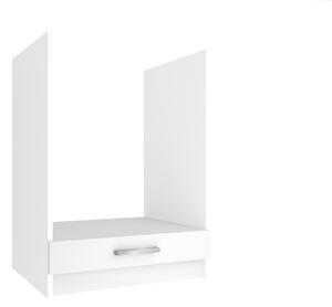 Kuchyňská skříňka Belini spodní pro vestavnou troubu 60 cm bílý mat bez pracovní desky TOR SDP60/0/WT/WT/0/E