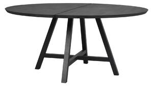 Rowico Home, Kulatý jídelní stůl CARRADALE Black, 150x150 cm | černá 120329