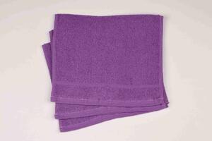 Měkoučký froté ručník Sofie. Rozměr ručníku je 30x50 cm. Barva fialová