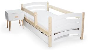 Dětská postel Mela 80 x 160 cm Matrace: Matrace COMFY HR 10 cm, Rošt: S lamelovým roštem