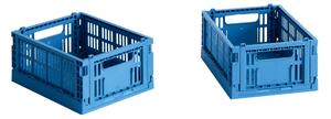 HAY Úložné boxy Colour Crate, Mini, 2 kusy, Electric Blue