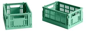 HAY Úložné boxy Colour Crate, Mini, 2 kusy, Dark Mint