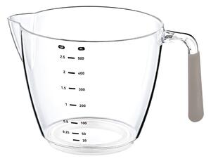 Plastová odměrka 0,5 l tmavě béžová