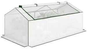 Outsunny fóliový skleník s PE sítí — mrazuvzdorný mini skleník pro balkon a zahradu, 180 × 90 × 70 cm | Aosom