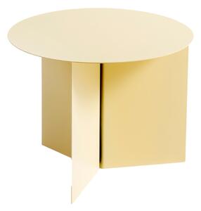 HAY Konferenční stolek Slit, Round Light Yellow
