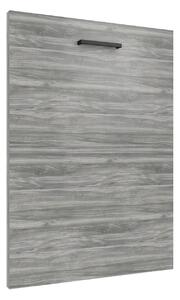 Panel na myčku Belini zakrytý 60 cm šedý antracit Glamour Wood TOR PZ60/1/WT/GW/0/B1