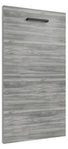 Panel na myčku Belini zakrytý 45 cm šedý antracit Glamour Wood TOR PZ45/1/WT/GW/0/B1