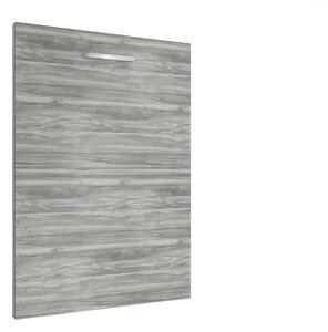 Panel na myčku Belini zakrytý 60 cm šedý antracit Glamour Wood