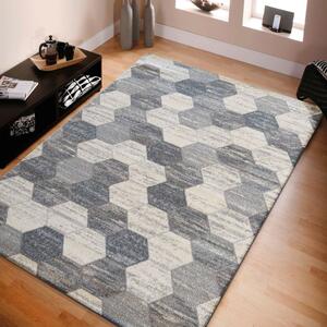 Makro Abra Moderní kusový koberec VISTA 02 šedý Rozměr: 80x150 cm