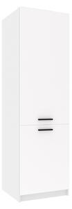 Vysoká kuchyňská skříňka Belini na vestavnou lednici 60 cm bílý mat TOR SSL60/1/WT/WT/0/B1