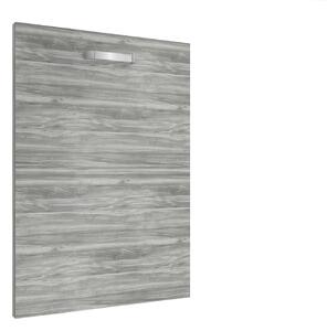 Panel na myčku Belini zakrytý 60 cm šedý antracit Glamour Wood