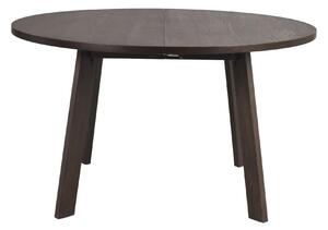 Rowico Home, Jídelní stůl z masivního dubu GLENSIDE Brown, 130x130 cm | hnědá 121144