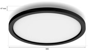 Philips - LED Stmív. stropní svítidlo Hue AURELLE LED/21W/230V pr. 39,5 cm černá