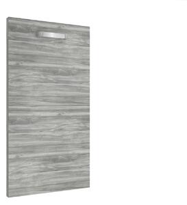 Panel na myčku Belini zakrytý 45 cm šedý antracit Glamour Wood TOR PZ45/1/WT/GW/0/U
