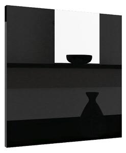 Panel na myčku Belini odkrytý 60 cm černý lesk