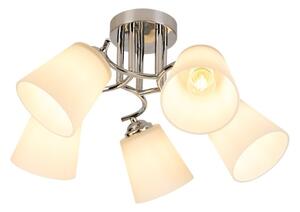 Přisazený lustr PAFOS 5xE27/15W/230V lesklý chrom