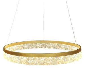 LED Lustr na lanku GALA LED/25W/230V pr. 50 cm zlatá