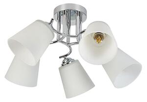 Přisazený lustr PAFOS 5xE27/15W/230V lesklý chrom