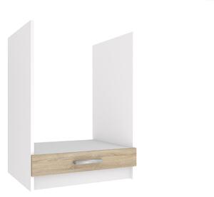 Kuchyňská skříňka Belini spodní pro vestavnou troubu 60 cm dub sonoma bez pracovní desky TOR SDP60/0/WT/DS/0/E