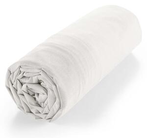 Bílé napínací prostěradlo z Bio bavlny 180x200 cm Biolina – douceur d'intérieur