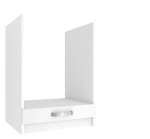 Kuchyňská skříňka Belini spodní pro vestavnou troubu 60 cm bílý mat bez pracovní desky TOR SDP60/0/WT/WT/0/U