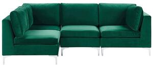 Rohová sedací souprava EVENA (zelená) (pro 4 osoby) (L). 1026846
