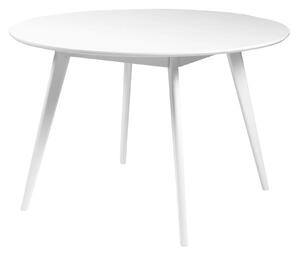 Rowico Home, Kulatý jídelní stůl YUMI White, 115x115 cm | bílá 52211