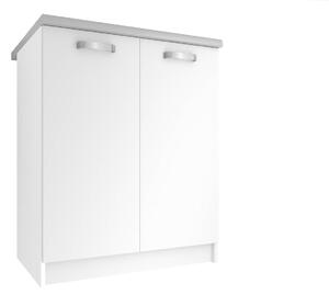 Kuchyňská skříňka Belini spodní 60 cm bílý mat s pracovní deskou TOR SD2-60/0/WT/WT/0/U