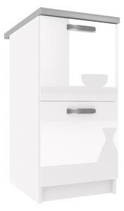 Kuchyňská skříňka Belini spodní 40 cm bílý lesk s pracovní deskou INF SD2-40/0/WT/W/0/F/