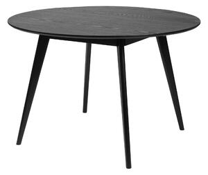 Rowico Home, Kulatý jídelní stůl YUMI Black, 115x115 cm | černá 52212