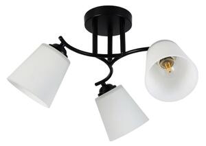 Přisazený lustr PAFOS 3xE27/15W/230V černá
