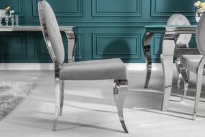 Designová židle Rococo II šedá - Skladem