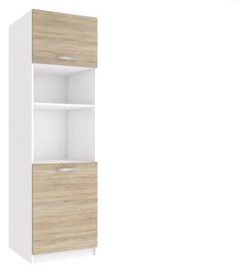 Vysoká kuchyňská skříňka Belini pro vestavnou troubu 60 cm dub sonoma