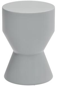 Outsunny keramický stolička s nosností 120 kg Ø33 x 45,5 cm, weatherproof zahradní stolička v tvaru přesýpacích hodin, vedlejší stolek, stojan na rost
