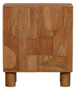 Hoorns Dřevěná komoda Atrey 80 x 43 cm