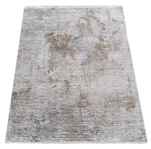 Makro Abra Kusový koberec Baron 02 Moderní Abstraktní krémový hnědý modrý Rozměr: 120x170 cm