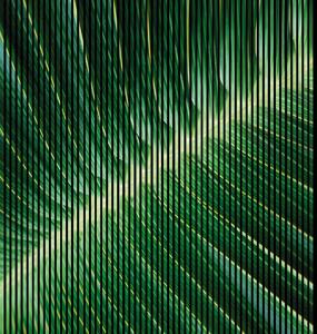 Neuhofer Designový akustický panel „Palmový list“ (Blatt01) Vyberte požadovaný rozměr: NR. 5: 2253 x 2400 mm (4 panely)