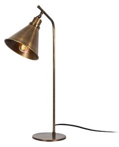 Stolní lampa v bronzové barvě s kovovým stínidlem (výška 50 cm) Sivani – Opviq lights
