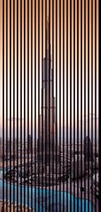 Designový akustický panel „Abu Dhabi“ (AbuDhabi01) Vyberte požadovaný rozměr: NR. 3: 1133 x 2400 mm (2 panely)