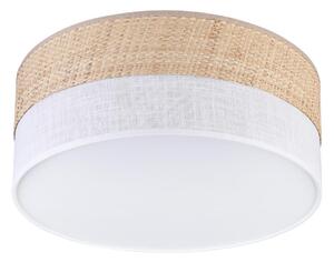 Stropní svítidlo SIRJA DOUBLE BOHO 2xE14/15W/230V pr. 35 cm béžová/bílá