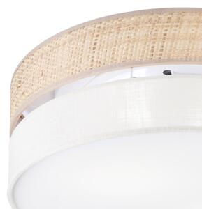 Stropní svítidlo SIRJA BOHO 2xE27/15W/230V pr. 45 cm béžová/krémová