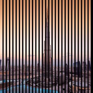 Designový akustický panel „Abu Dhabi“ (AbuDhabi01) Vyberte požadovaný rozměr: NR. 1: 573 x 573 mm (1 panel)