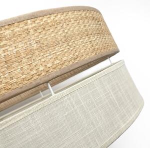 Stropní svítidlo SIRJA BOHO 2xE27/15W/230V pr. 45 cm béžová/krémová